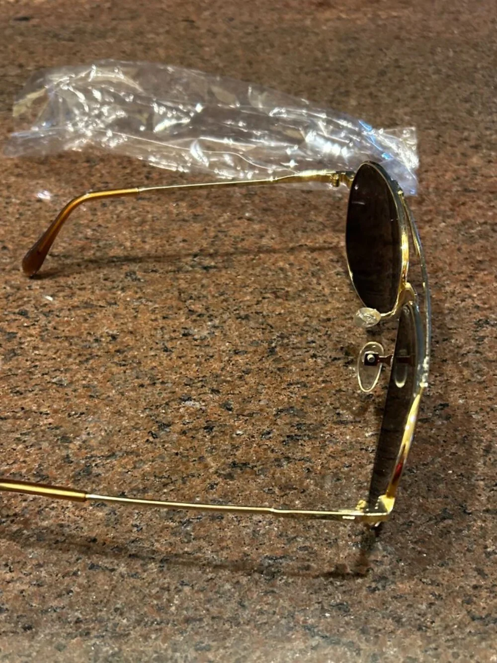 Mirrored Gold Rims Sunglasses - NWOT